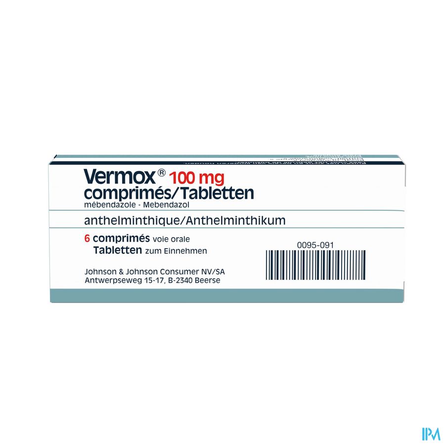 Vermox Comp 6x100mg Vermox Comp 6x100mg