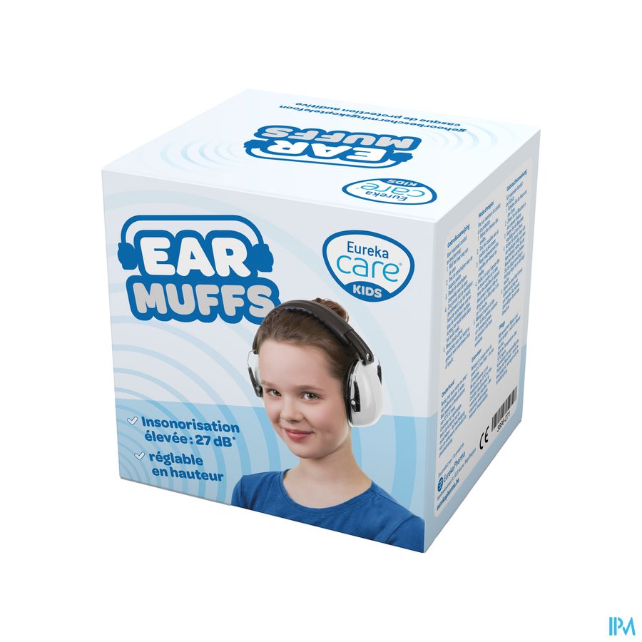 Eureka Care Casque Protection Auditive 3-12a Blanc Eureka Care Casque Protection Auditive 3-12a Blanc