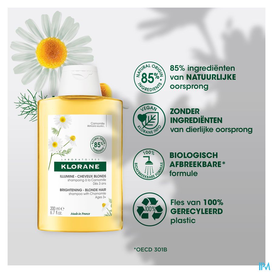 Klorane Capil. Sh Kamille 200ml 7