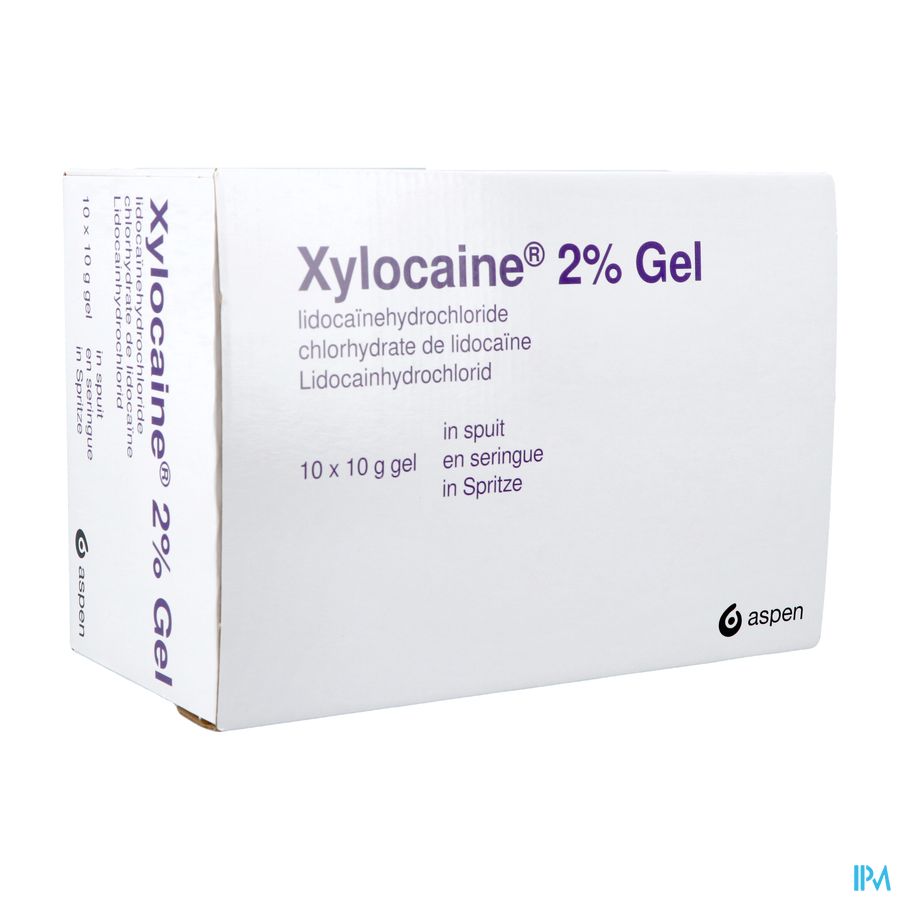 Xylocaine Gel Ser/spuit 10x10g 2% Xylocaine Gel Ser/spuit 10x10g 2%