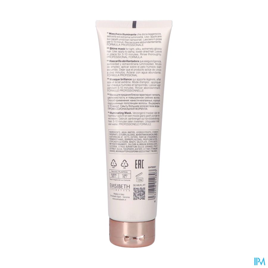 Ethe Shine Masque Capil.eclairant Colore Tube150ml 1