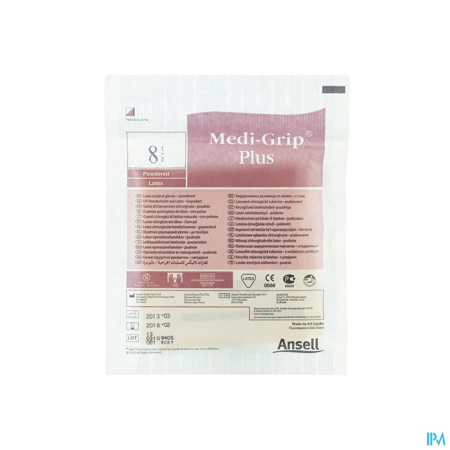 Suprawo Gants Chirurgie 8,5 2 Suprawo Gants Chirurgie 8,5 2
