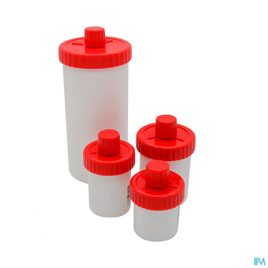 Fagronlab Unguator Pot Wit+rood Deksel 14x30ml Fagronlab Unguator Pot Wit+rood Deksel 14x30ml