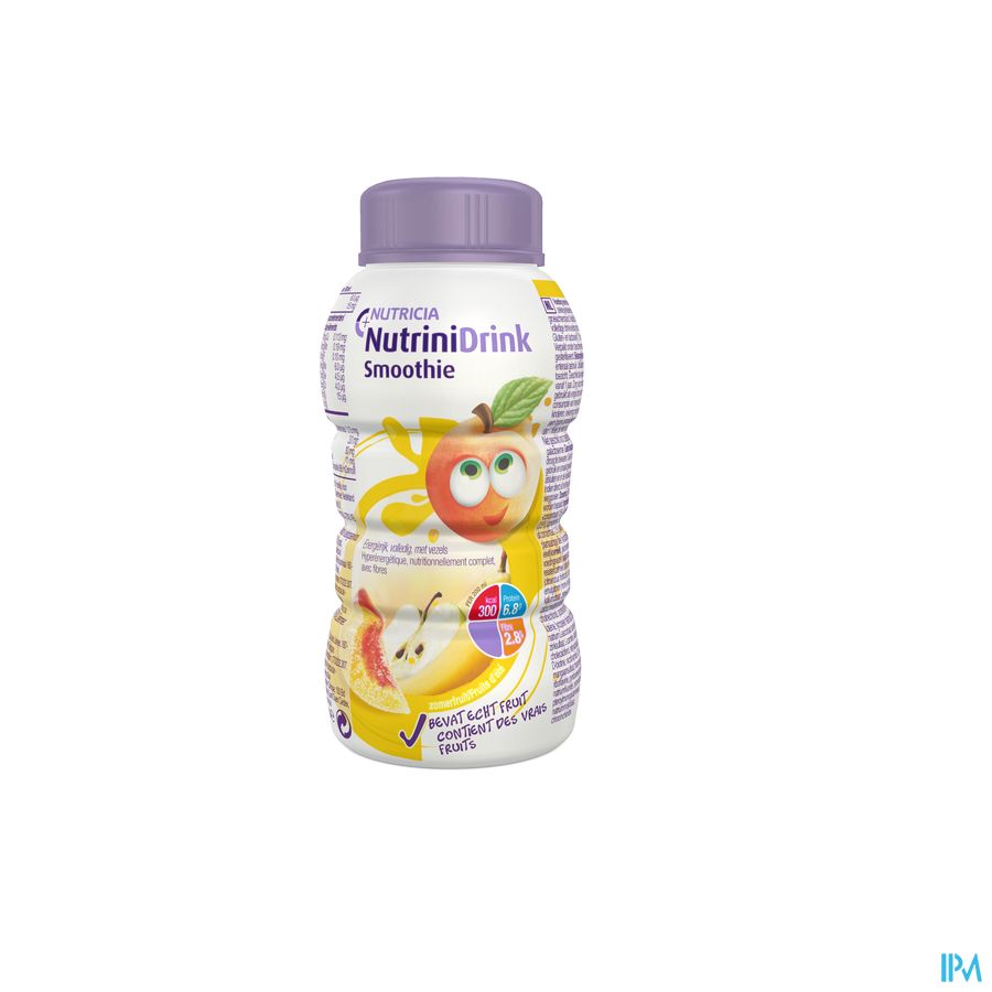 Nutrinidrink Smoothie Zomerfruit Flesje 200ml 2