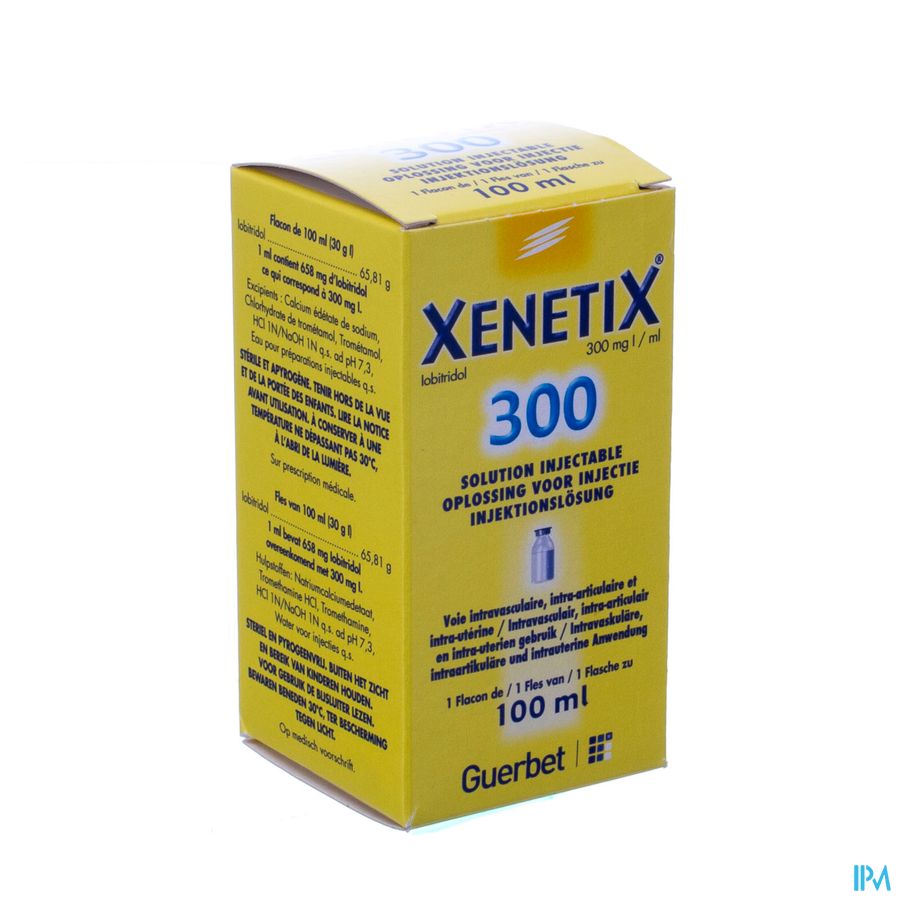 Xenetix Sol Inj 300mg/1ml 100ml Xenetix Sol Inj 300mg/1ml 100ml