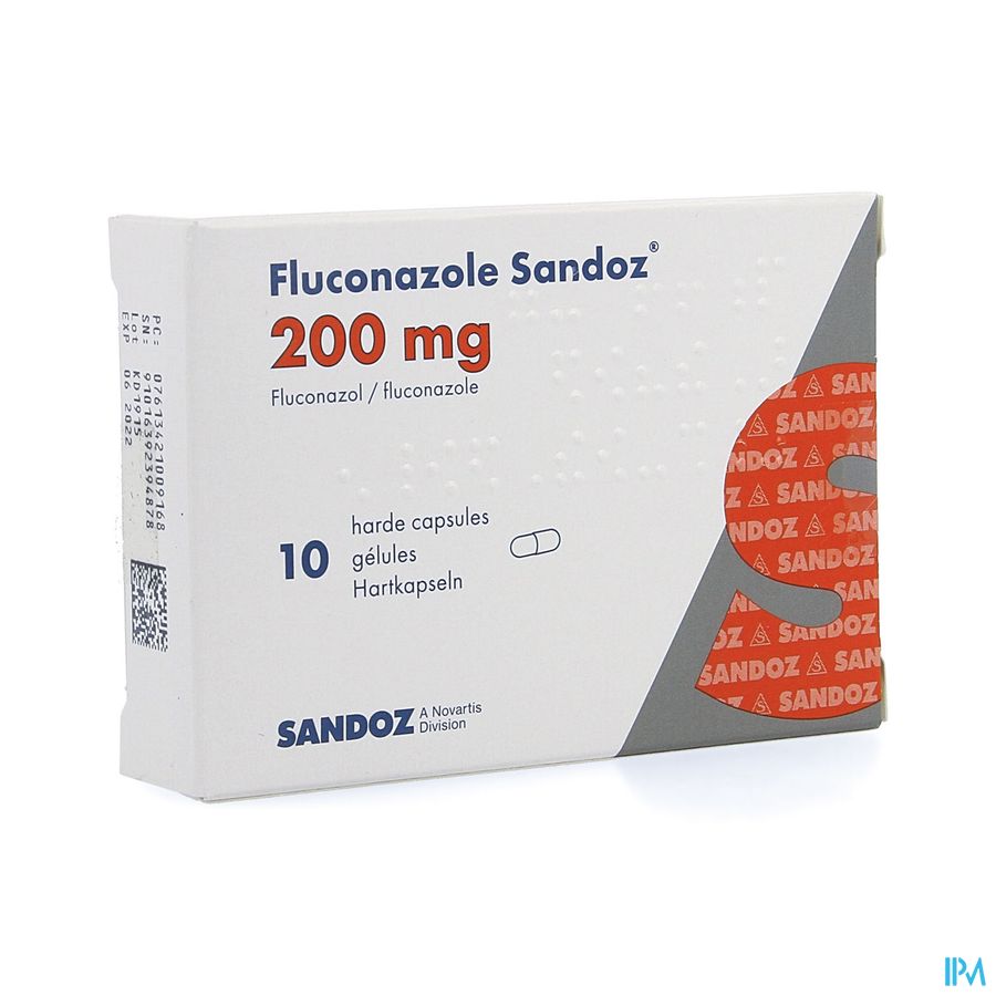 Fluconazole Sandoz Caps 10 X 200mg Fluconazole Sandoz Caps 10 X 200mg
