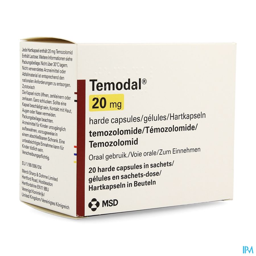 Temodal 20 Gell 20mg Temodal 20 Gell 20mg
