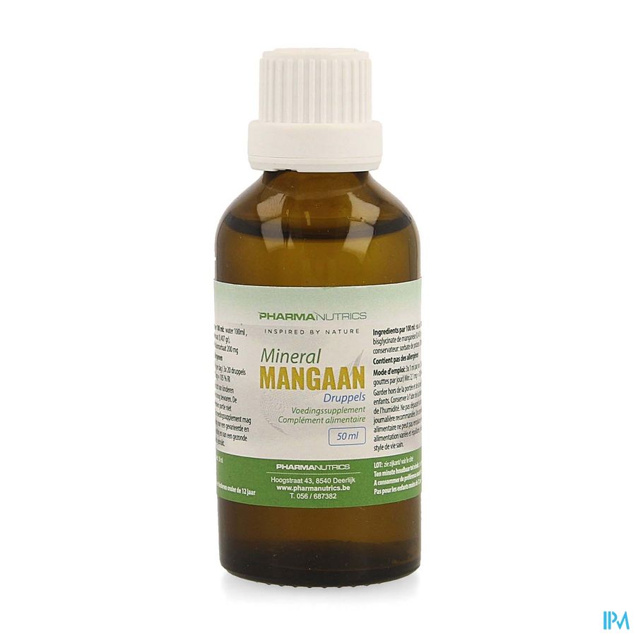 Mangaan Gouttes 50ml Pharmanutrics