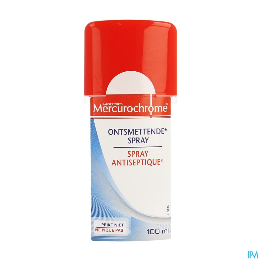Mercurochrome Spray Ontsmettend 100ml Mercurochrome Spray Ontsmettend 100ml