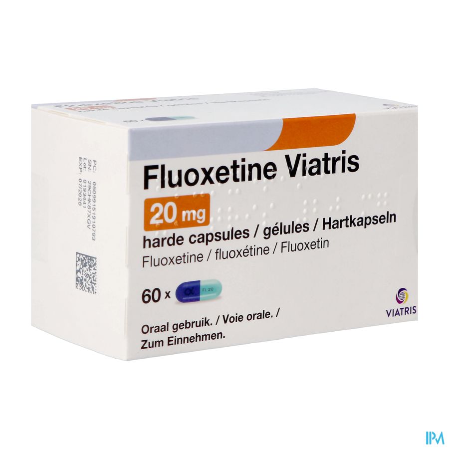 Fluoxetine Viatris 20mg Caps 60 Fluoxetine Viatris 20mg Caps 60
