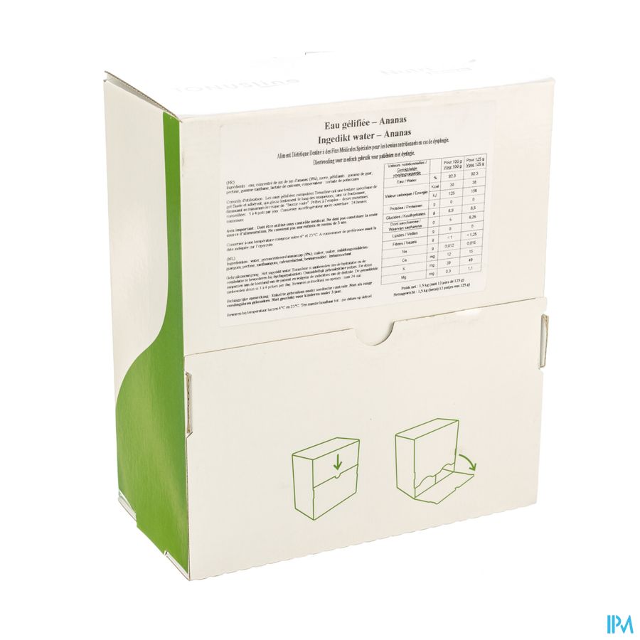 Gelwater Ananas 12x125ml Gelwater Ananas 12x125ml