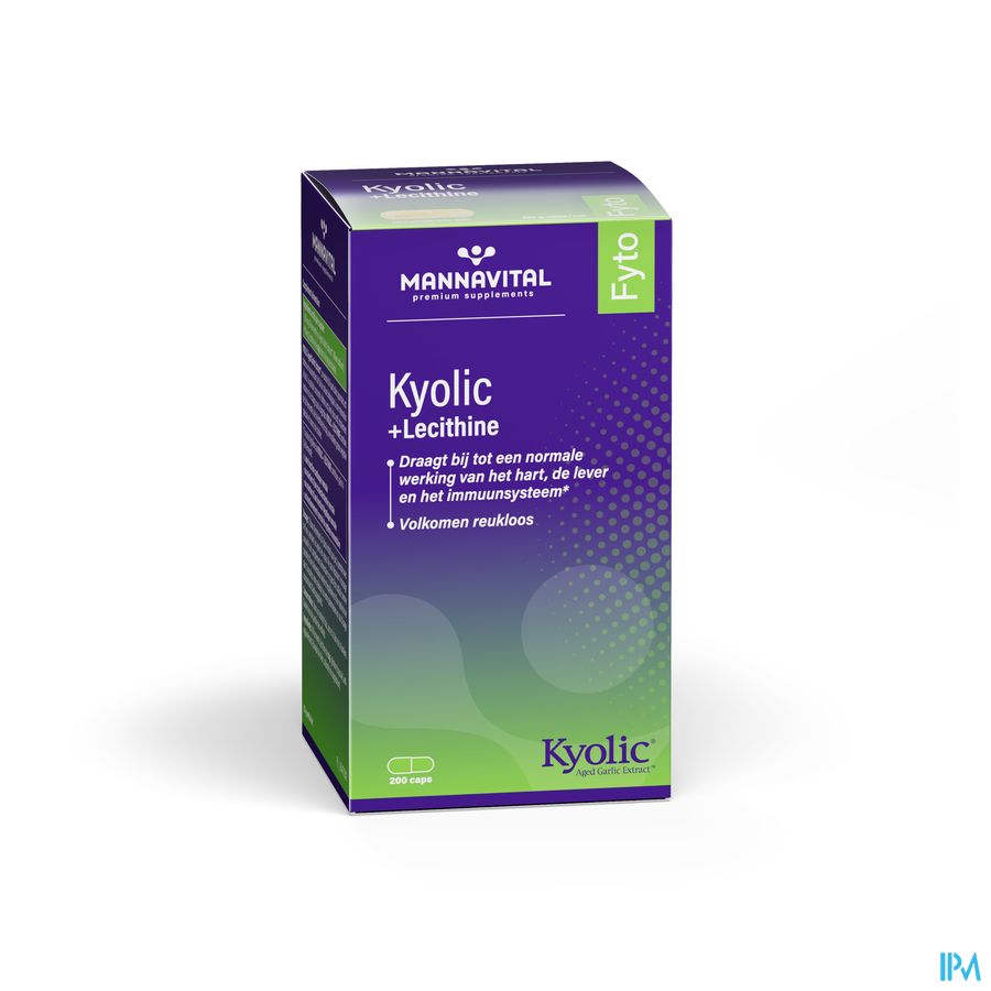 Mannavital Kyolic + Lecithine Caps 200 Mannavital Kyolic + Lecithine Caps 200