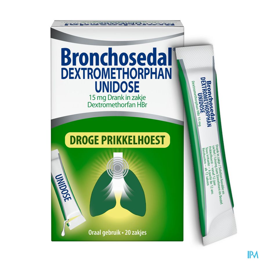 Bronchosedal Dextromethor.15mg Opl Zakje 20x5ml Ud