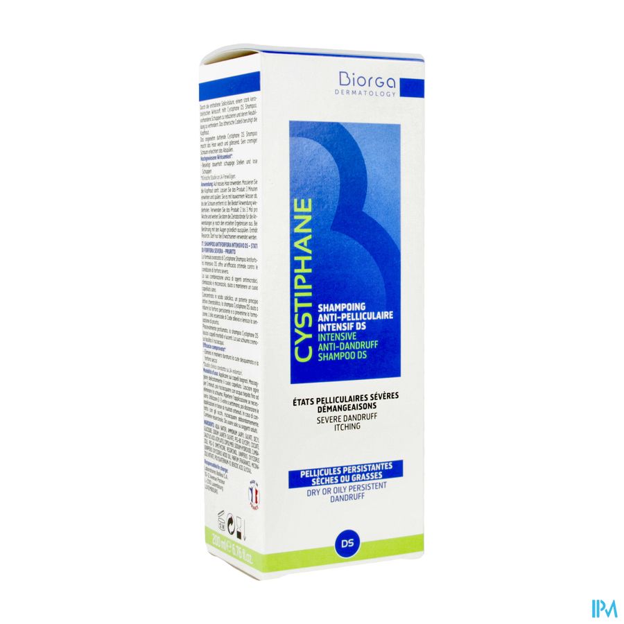 Cystiphane Biorga Shampo A/pell Intensif Ds 200ml 1