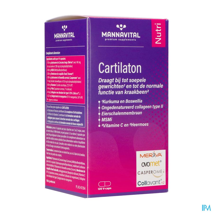 Mannavital Cartilaton V-caps 120 Mannavital Cartilaton V-caps 120