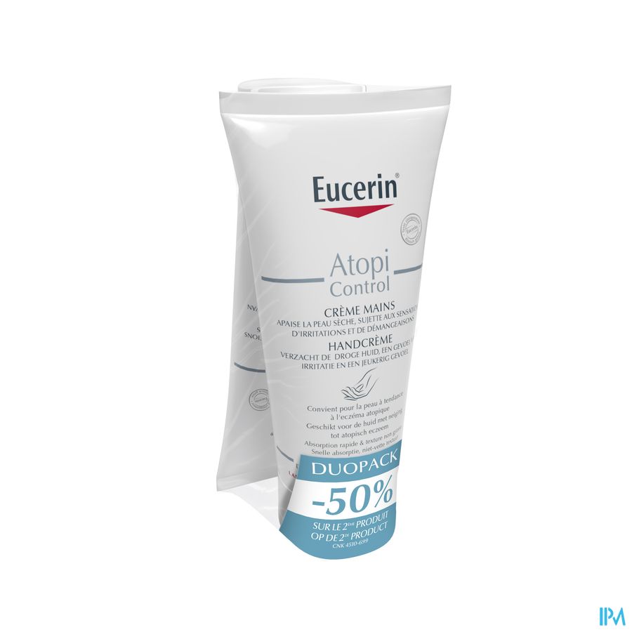 Eucerin Atopicontrol Creme Mains Duopack 2x75ml Eucerin Atopicontrol Creme Mains Duopack 2x75ml