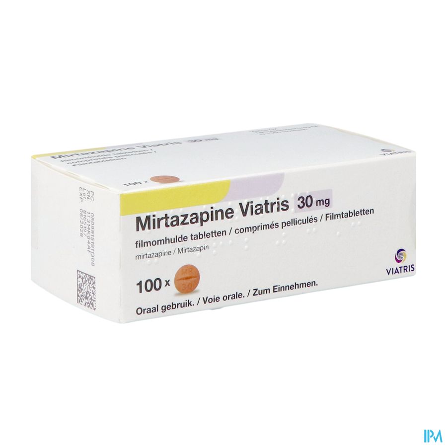 Mirtazapine Viatris 30mg Filmomh Tabl 100 Mirtazapine Viatris 30mg Filmomh Tabl 100