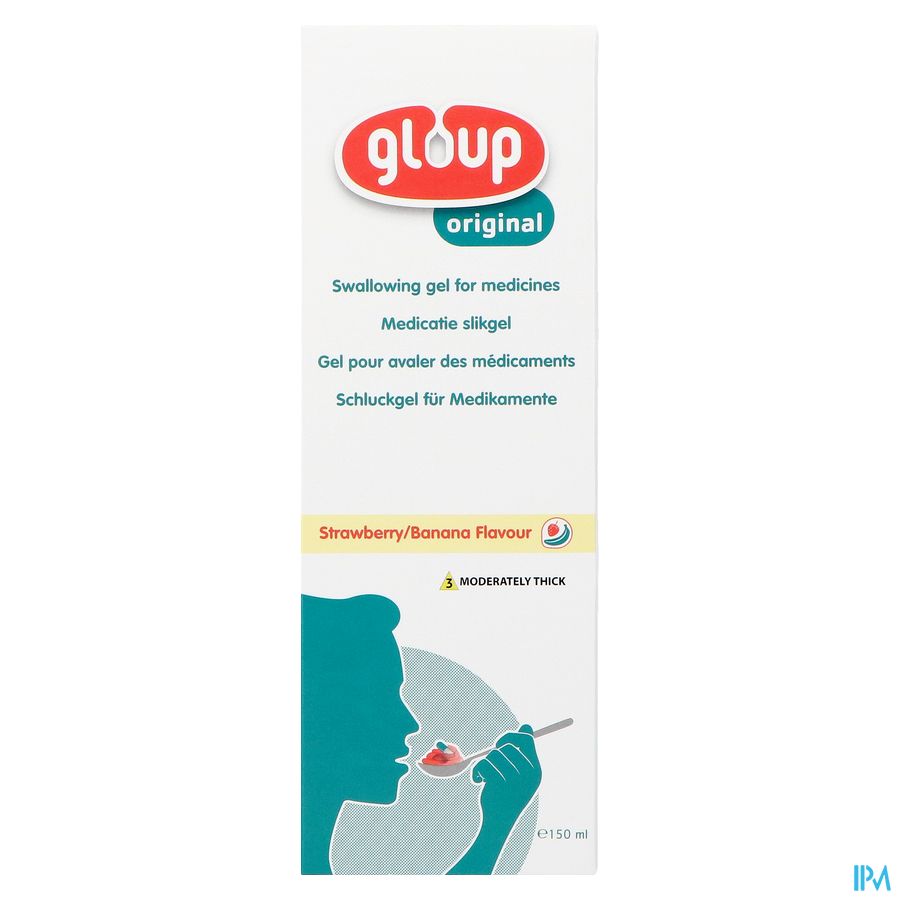 Gloup Original Strawberry Banana Tube 150ml 3
