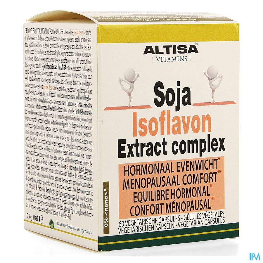Altisa Soja Isoflavon Complex V-caps 60x39mg Altisa Soja Isoflavon Complex V-caps 60x39mg