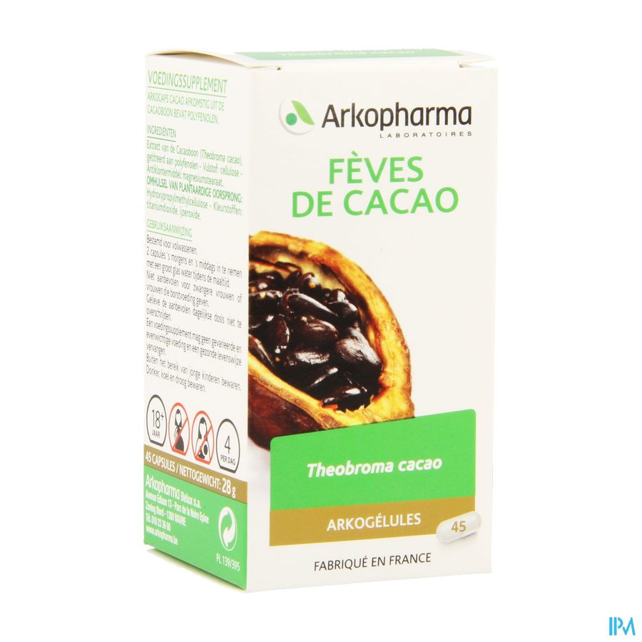 Arkogelules Feves De Cacao Vegetal 45
