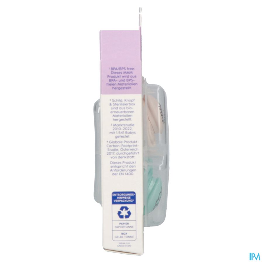 Mam Perfect Sucette Silicone Pure 0-6m Uni 2 4