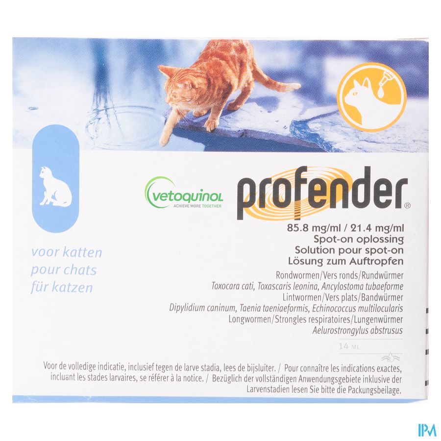 Profender Spot-on Oplossing Kat Fl 14ml
