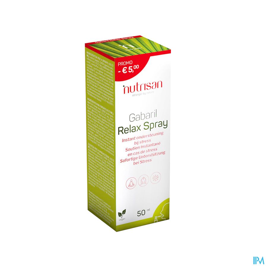 Gabaril Relax Spray 50ml -5€ Promo Nutrisan Gabaril Relax Spray 50ml -5€ Promo Nutrisan
