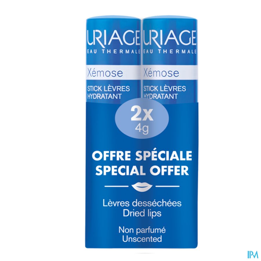 Uriage Xemose Stick Lippen 2x4g 1