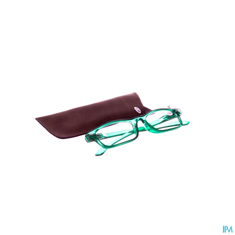 Pharmaglasses Leesbril Diop.+1.00 Green