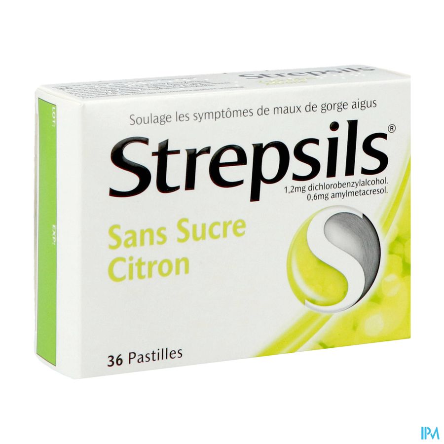 Strepsils S/sucre Citron Past 36 Strepsils S/sucre Citron Past 36