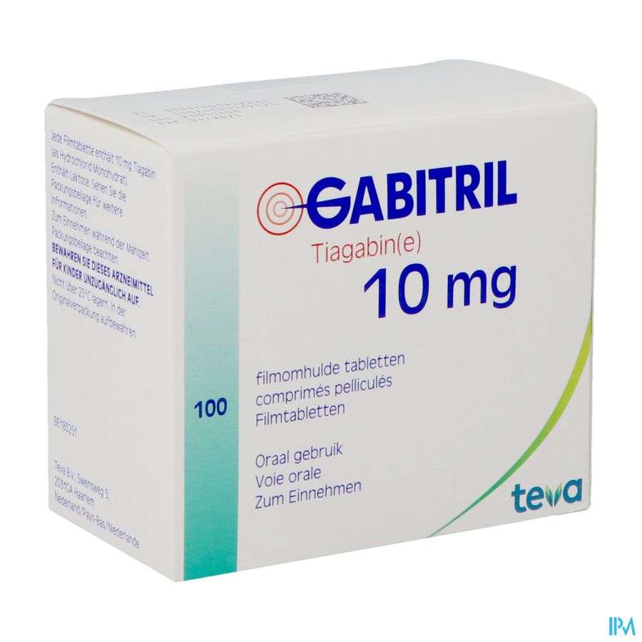 Gabitril Filmomh Tabl 100 X 10mg Gabitril Filmomh Tabl 100 X 10mg