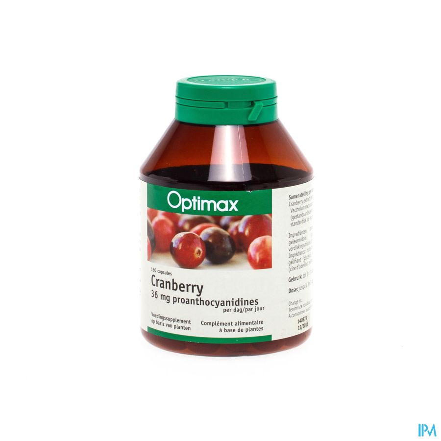 Cranberry Cysticare Plus Caps 150 Optimax