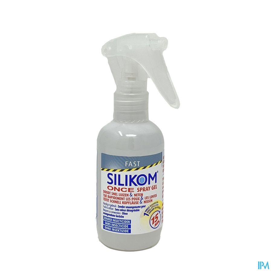 Silikom Once Spray Gel A/Poux 100Ml Silikom Once Spray Gel A/Poux 100Ml