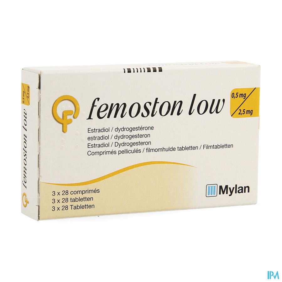Femoston Low 0,5mg/2.5mg Comp Pell 84 Femoston Low 0,5mg/2.5mg Comp Pell 84