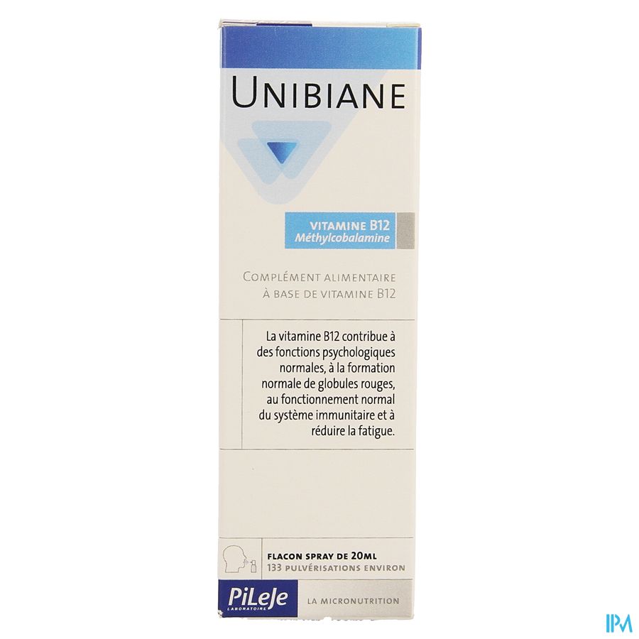 Unibiane Vitamine B12 Fl Pompe 20ml 3