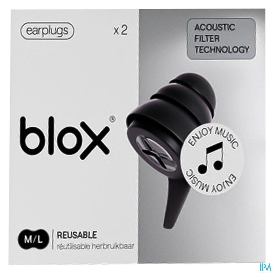 Blox Music Zwart Oordoppen 1 Paar 1