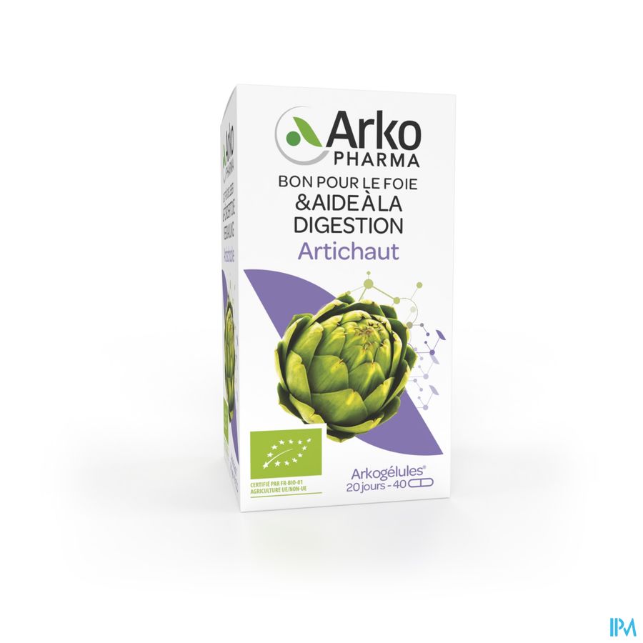 Arkogelules Artichaut Bio Caps 40 Arkogelules Artichaut Bio Caps 40