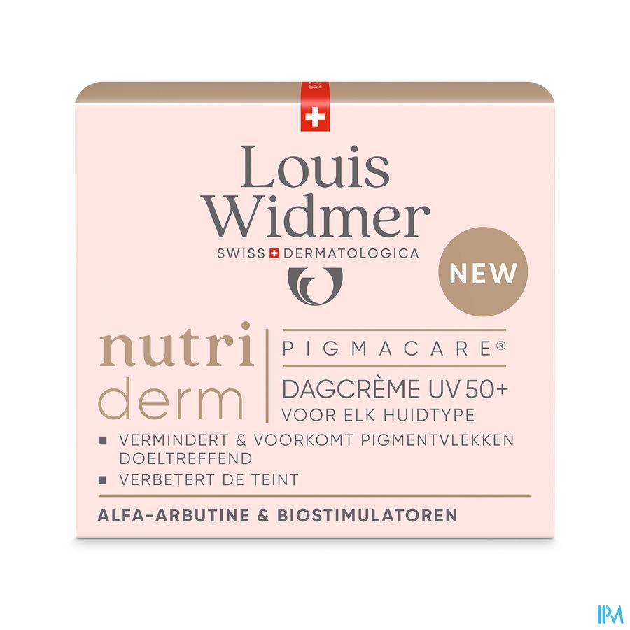 Widmer Nutriderm Pigmacare Cr Jour Uv50 Parf 50ml