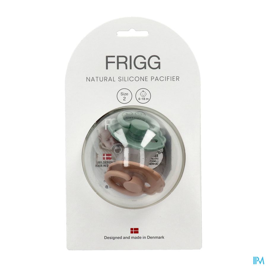 Frigg Daisy Sil Fopspenen T2 Lily/rose Gold 2