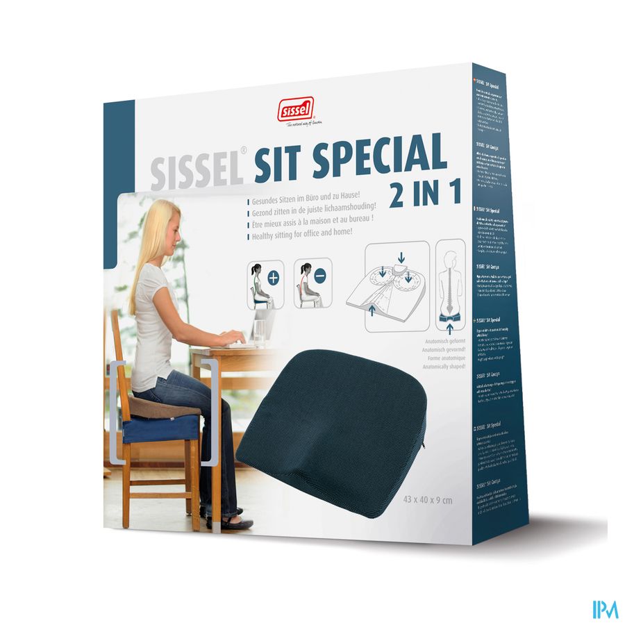 Sissel Sit Special 2in1 Wigkussen Grijs Sissel Sit Special 2in1 Wigkussen Grijs