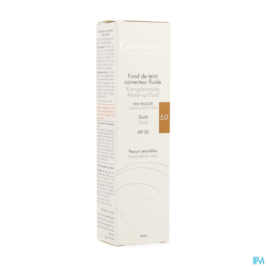 Avene Couvrance Fdt Correct. Fluide 5 Dore 30ml 2