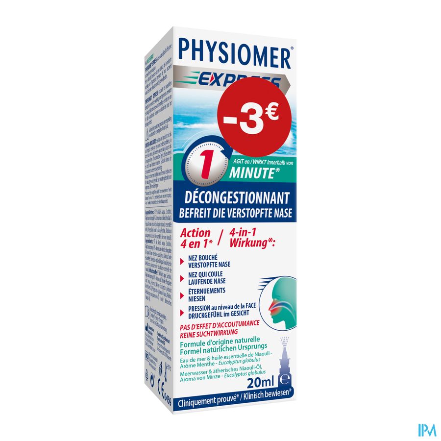 Physiomer Express Pocket 20ml -3€ Physiomer Express Pocket 20ml -3€