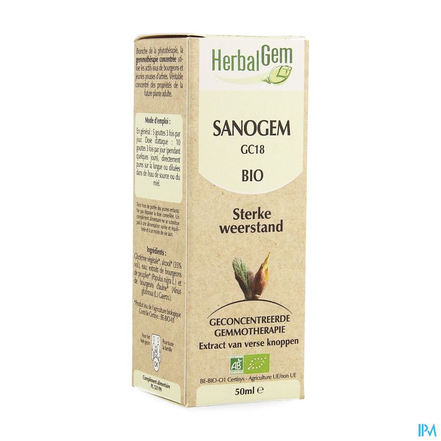 Herbalgem Sanogem Complex Sterke Verdediging 50ml Herbalgem Sanogem Complex Sterke Verdediging 50ml