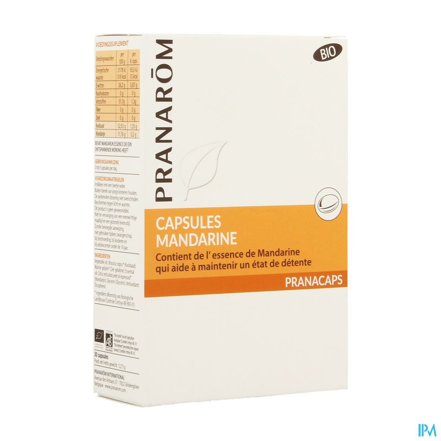 Mandarine Bio Blister Caps 2x15 Pranarom Mandarine Bio Blister Caps 2x15 Pranarom