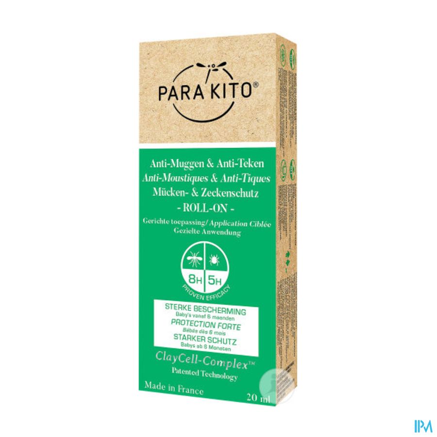 Para'kito Roll-on Sterke Bescherming 20ml Para'kito Roll-on Sterke Bescherming 20ml