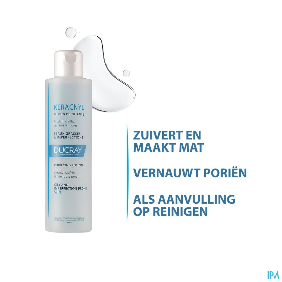 Ducray Keracnyl Lotion Zuiverend 200ml 10