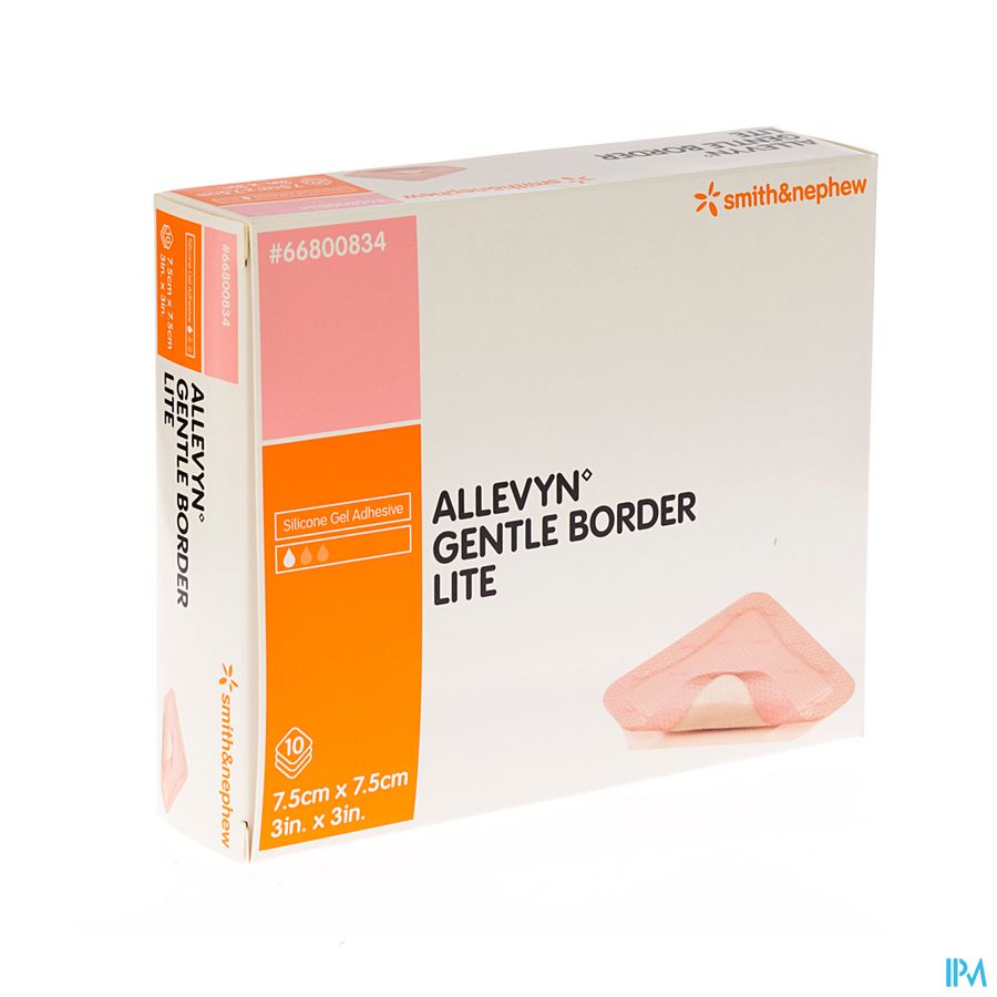 Allevyn Gentle Border Lite 7,5x 7,5cm 10 66800834 Allevyn Gentle Border Lite 7,5x 7,5cm 10 66800834