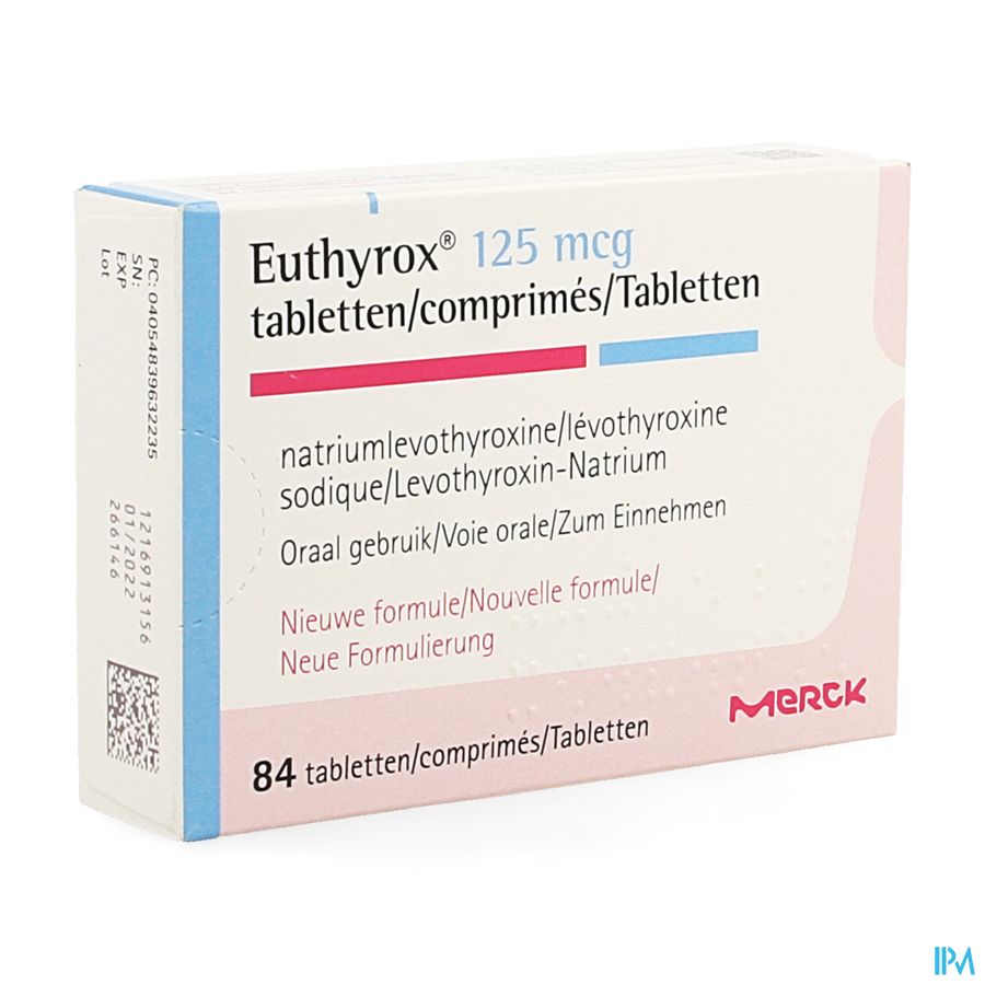 Euthyrox 125mcg Comp 84 Nf Euthyrox 125mcg Comp 84 Nf