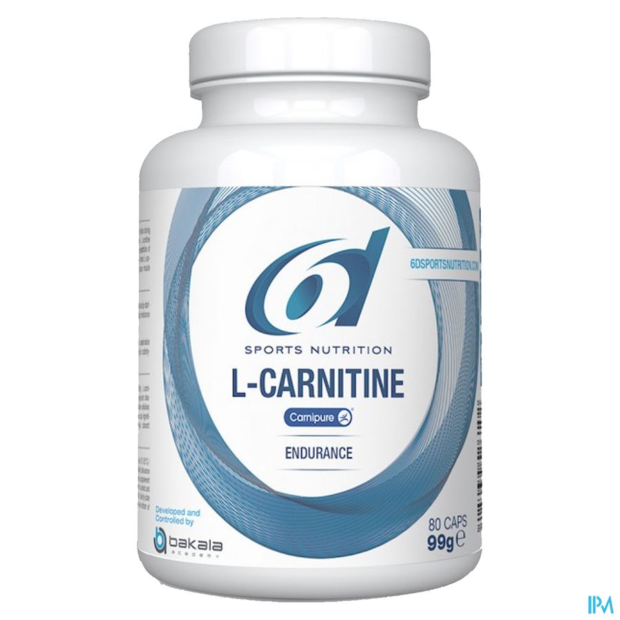 6d Sixd l-carnitine Carnipure Caps 80 1