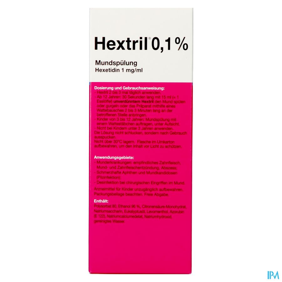 Hextril 0,1% Mondspoeling 400ml 6